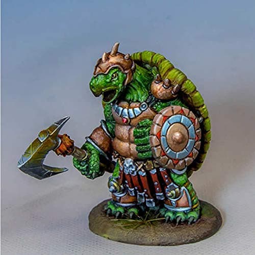 Turtle Warrior with Axe Miniature Critter Kingdoms Dark Sword Miniatures