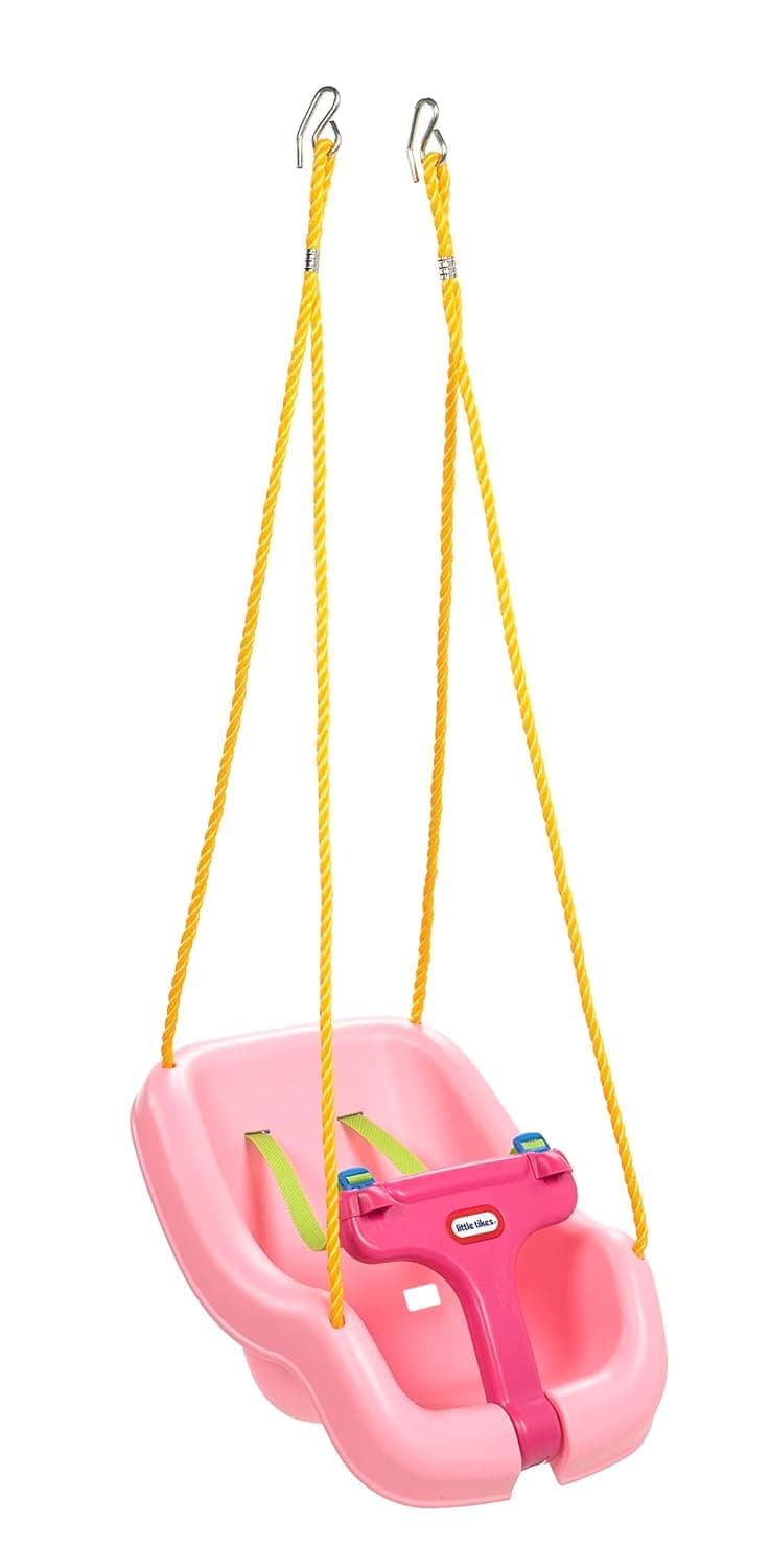 little tikes 2-in-1 Snug 'n Secure Swing, Pink