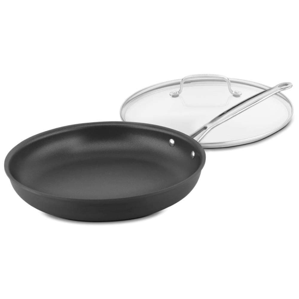 12-Inch Skillet, Nonstick-Hard-Anodized with Glass Cover, 622-30GP1