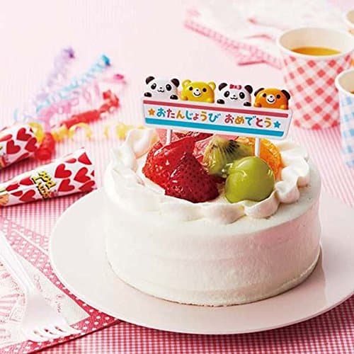 TORUNE 1 cute food pick with animals, with different messages that can be placed on it,