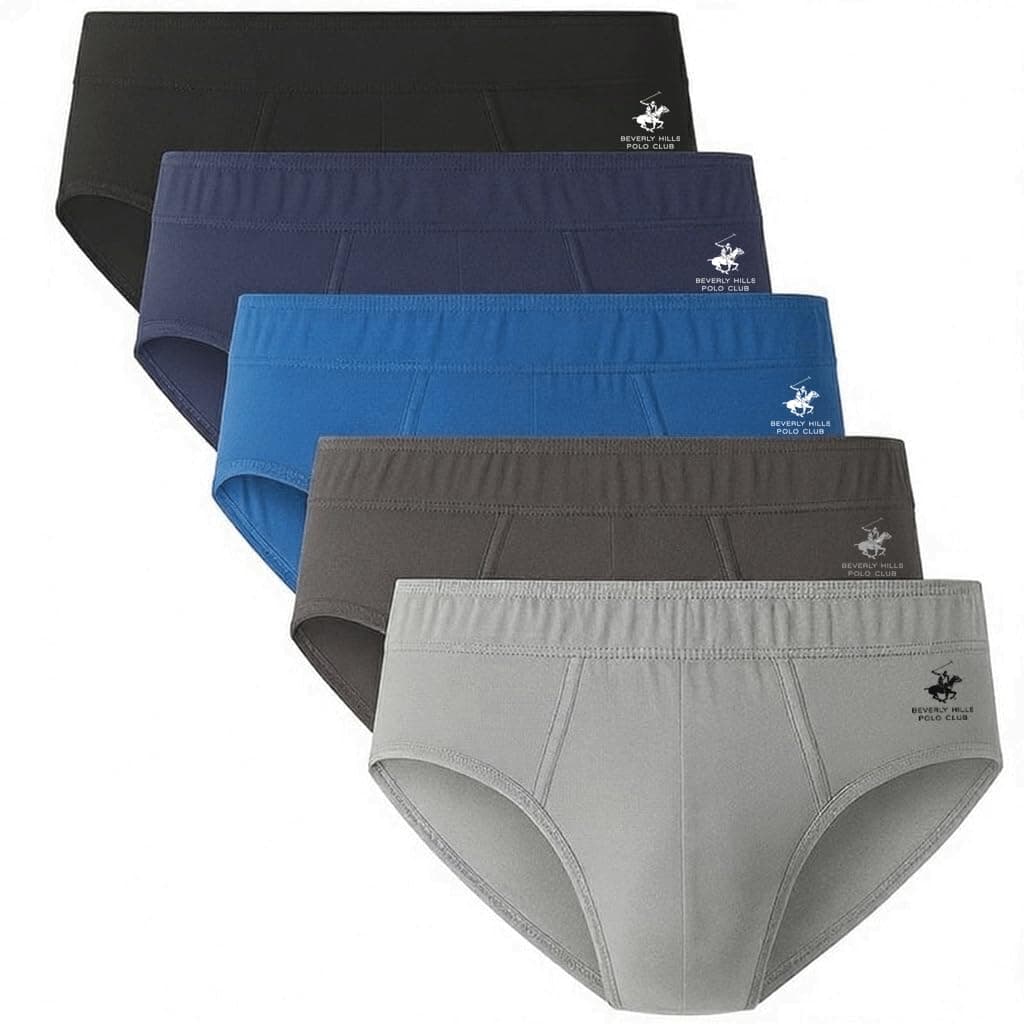 Men's Beverly Hills Polo Club Men's 5 Pack Low Rise Brief