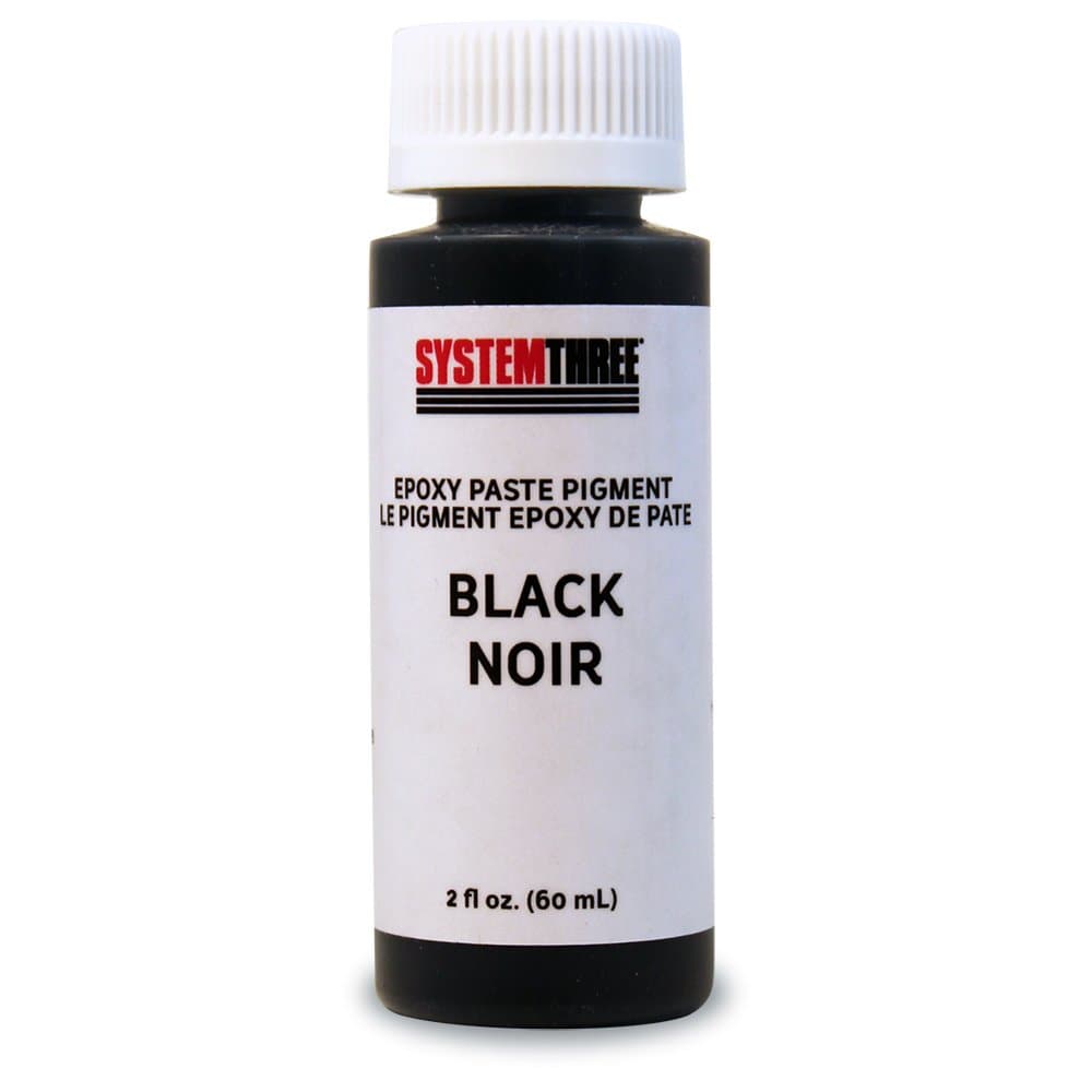 System Three Epoxy Pigment Concentrates, 2 Oz Bottle, Black