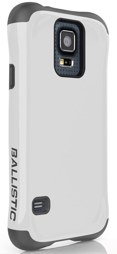 Ballistic Urbanite Case for Samsung Galaxy S5 - Retail Packaging - White/Charcoal