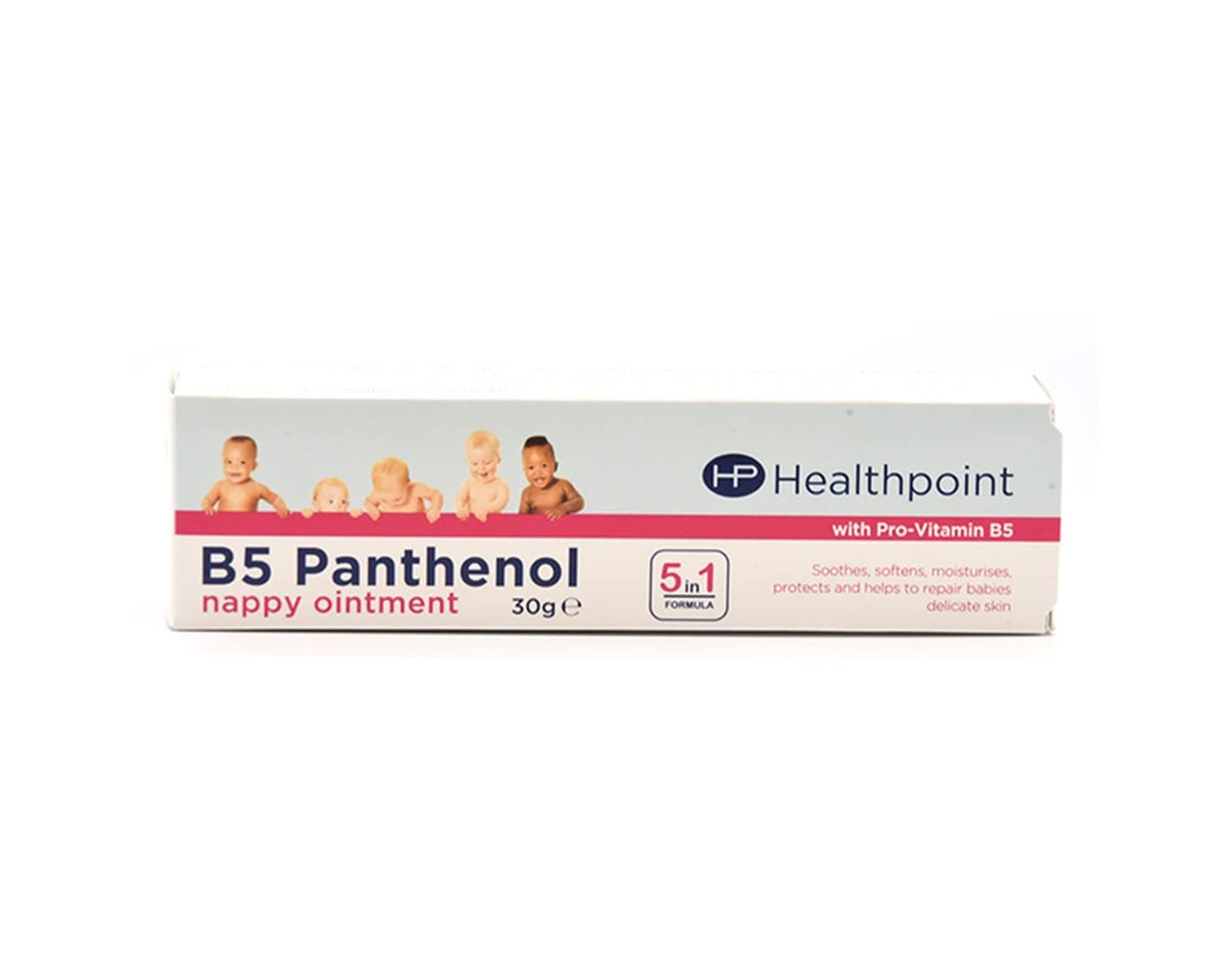 Healthpoint B5 Panthenol Nappy Ointment with Pro-Vitamin B5, 5-in-1 Formula, Soothes and Protects, Suitable for Daily Use, 30g