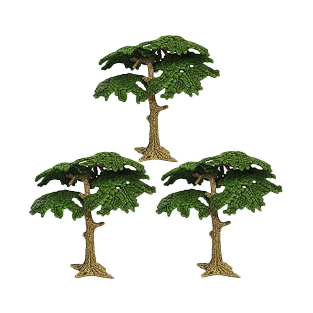 – NALACAL Tree Model Artificial Fake Mini Miniature Trees Train Railways Landscape Scenery Decoration Mini Pine Tree Cypress Model for DIY Scenery Craft (3pcs)