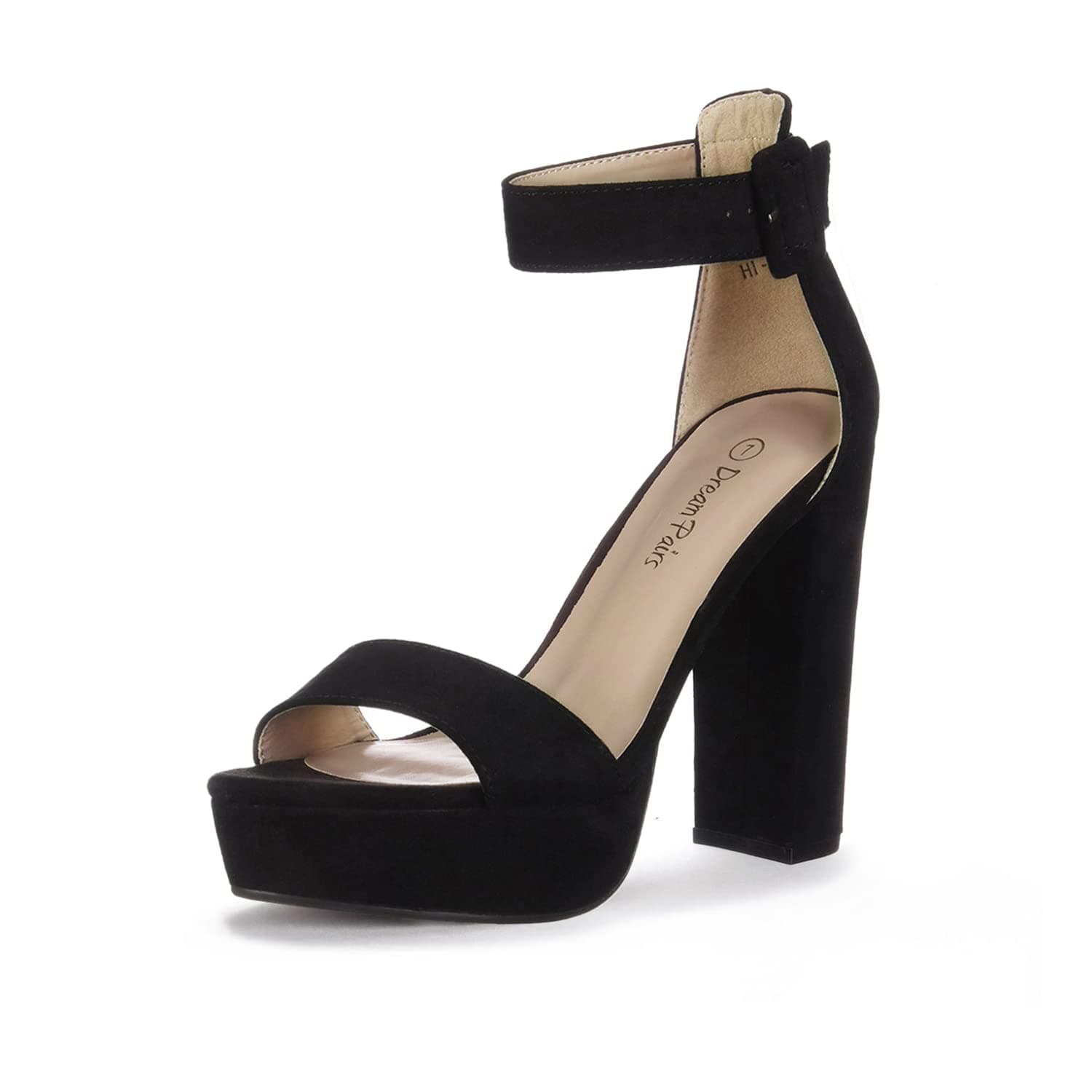 DREAM PAIRS Hi-lo womens heeled sandal