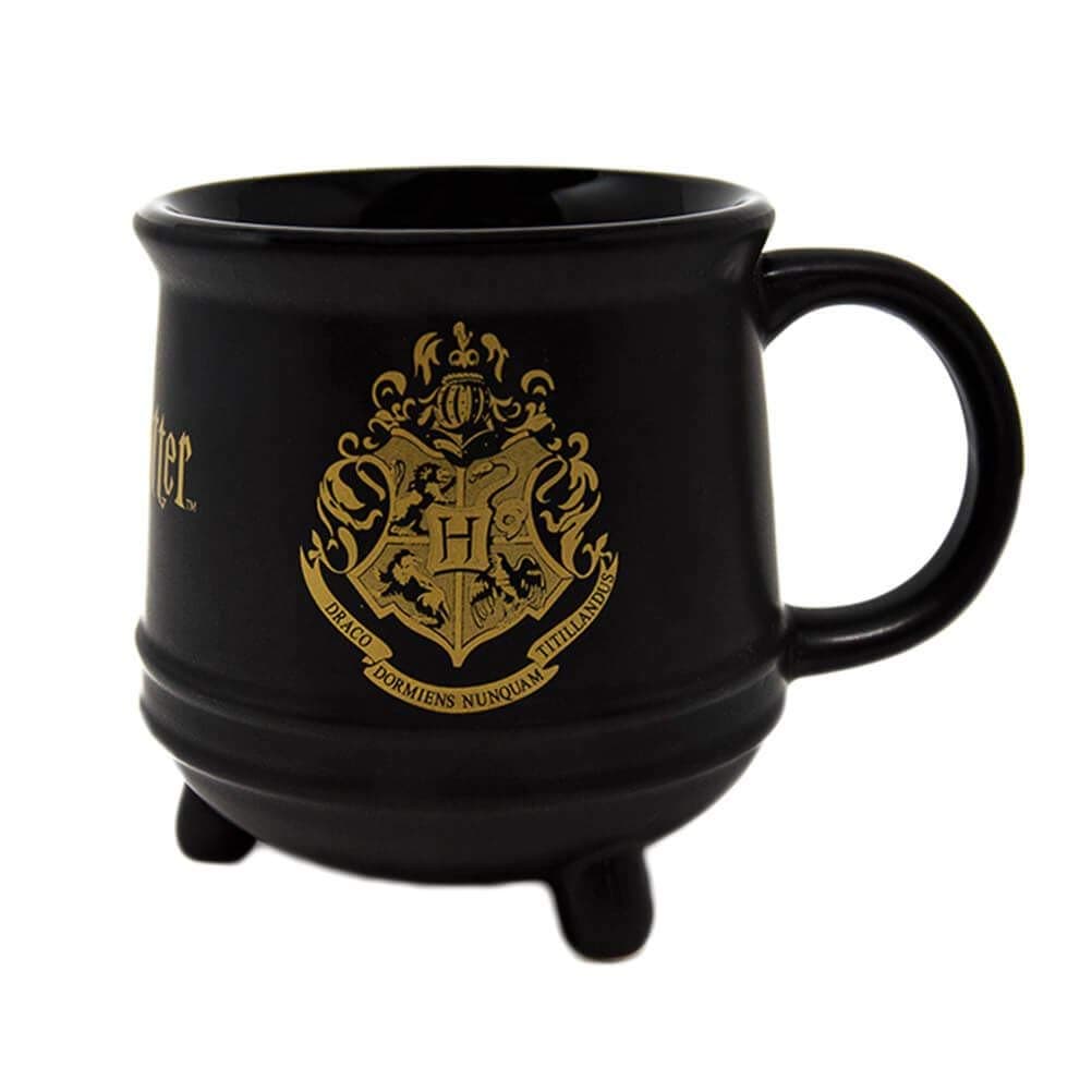Pyramid International Harry Potter 3D Hogwarts Crest Ceramic Cauldron Mug in Presentation Box - Official Merchandise