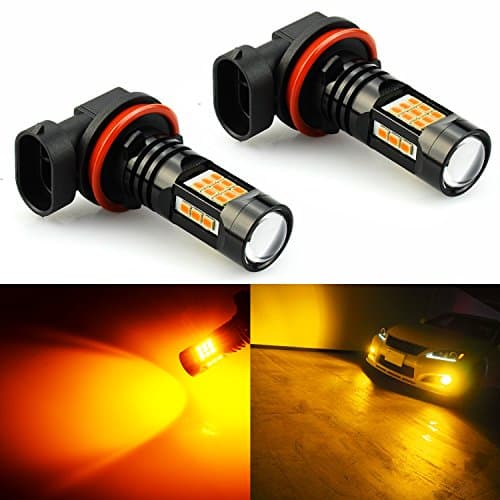 JDM ASTAR Bright Amber PX Chips H16 LED Fog Light Bulbs
