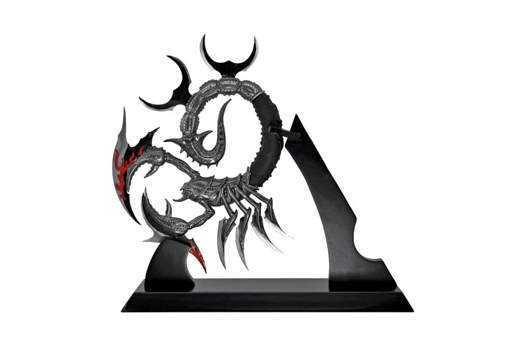 Fantasy Display Scorpion Knife with Stand