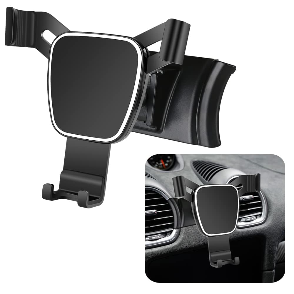 Car Phone Holder for 2017-2025 Porsche 718 Boxster Cayman Auto Accessories Navigation Bracket Interior Decoration Mobile Cell Phone Mount