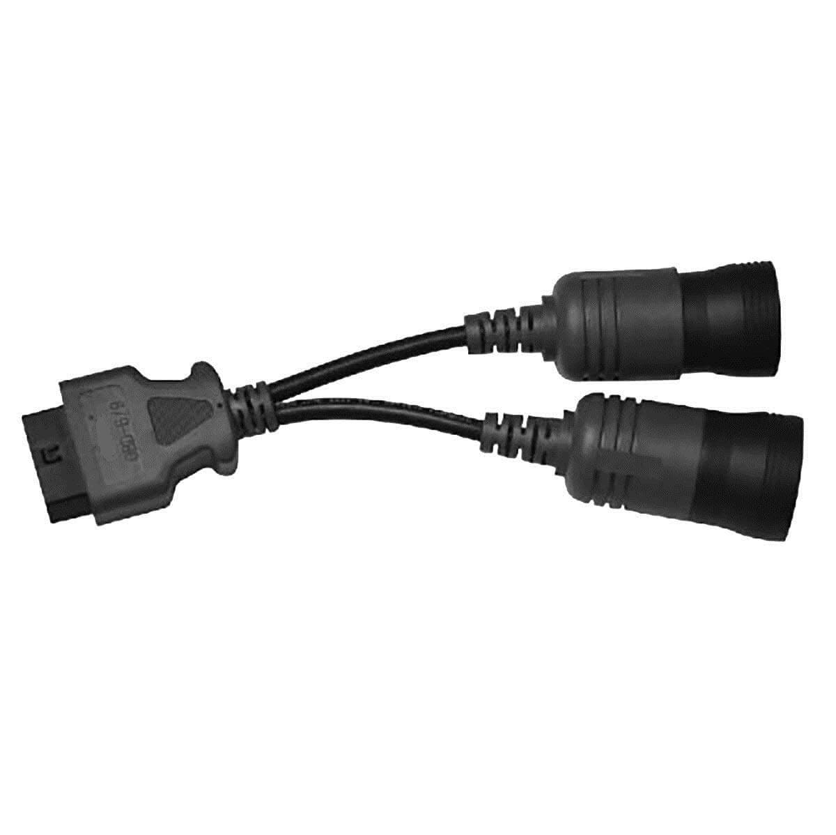 AuraTech 6 Pin J1708 + 9 Pin J1939 to 16 Pin OBD2 OBD-II Adapter Cable Heavy Duty Truck