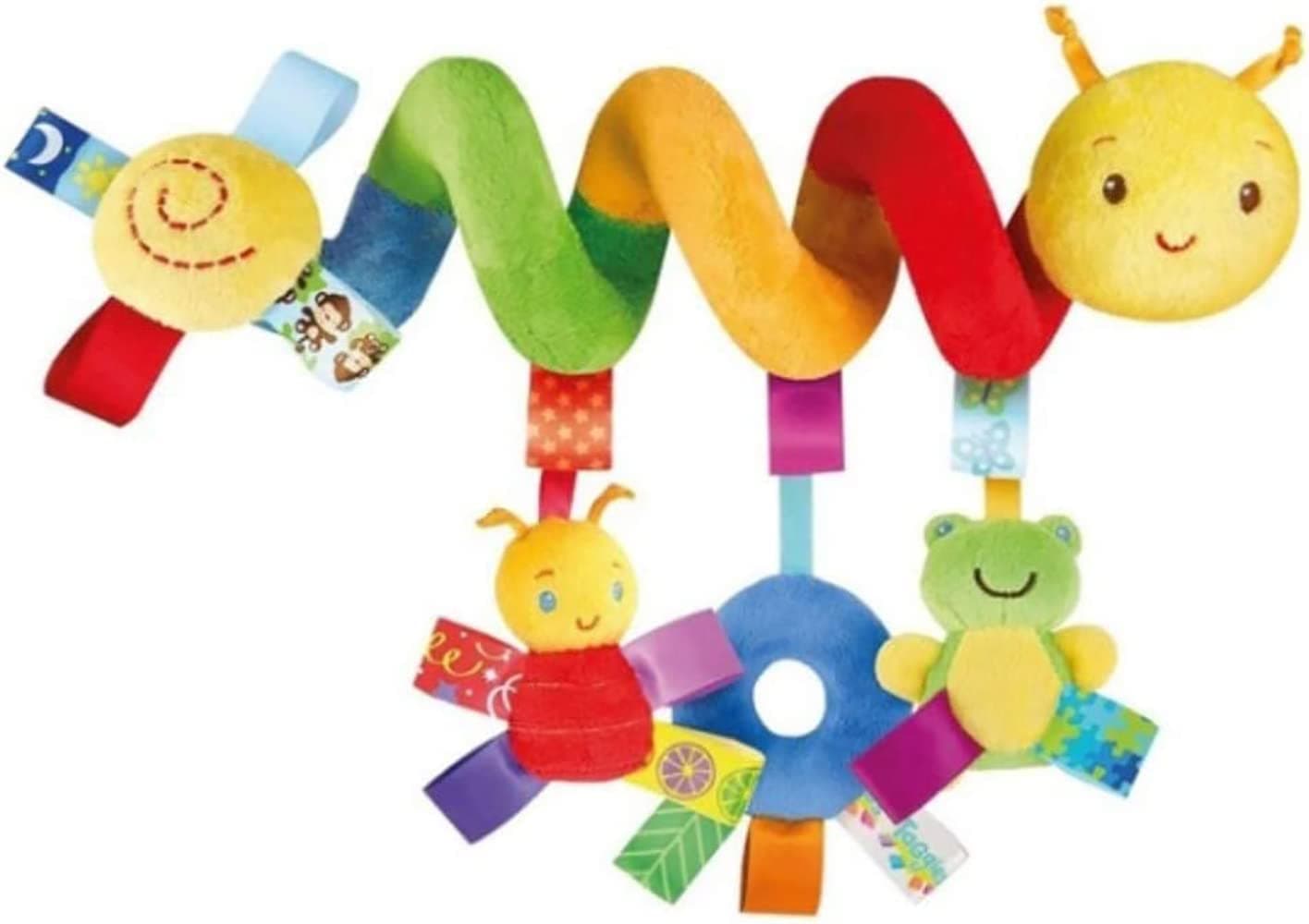 SKY-TOUCH Around The Bed Stroller Playing Toy Crib Lathe Hanging Baby Rattles,Mobile Baby Spiral Activity Hanging Toys, Stroller Toys Cart Seat Pram Toy,Baby Worm