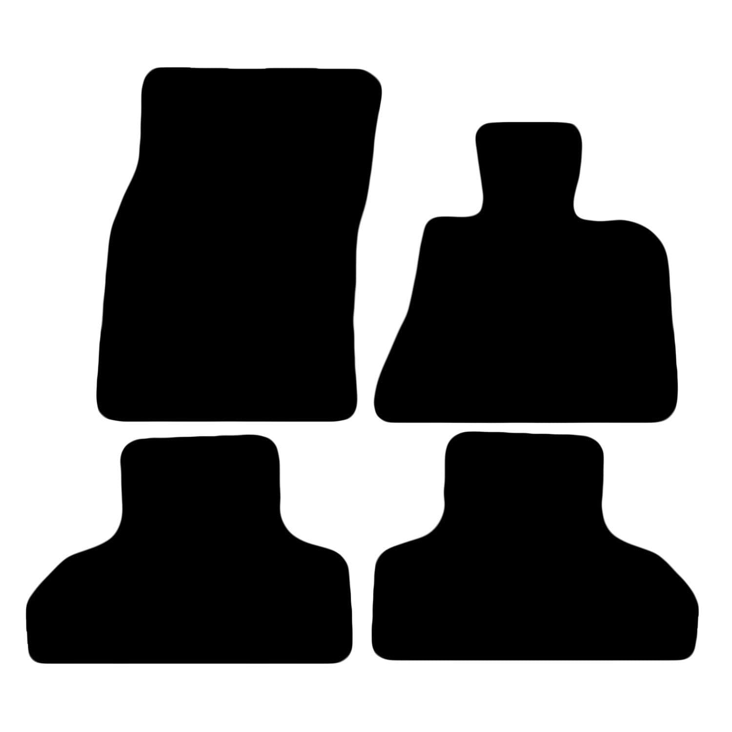 Carsio Carpet Car Mats For BMW X5 F15 2013 2018 4 Piece Set Tailored Fit Floor Mat Complete Accessory Black Custom Fitted - All Weather, Anti-Slip Backing & Black Trim