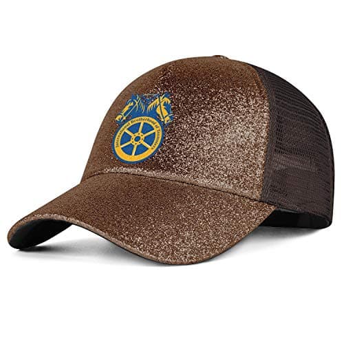 WJINX International-B-rotherhood-of-Teamsters Ponytail Messy High Buns Hat for Women Sun Hats