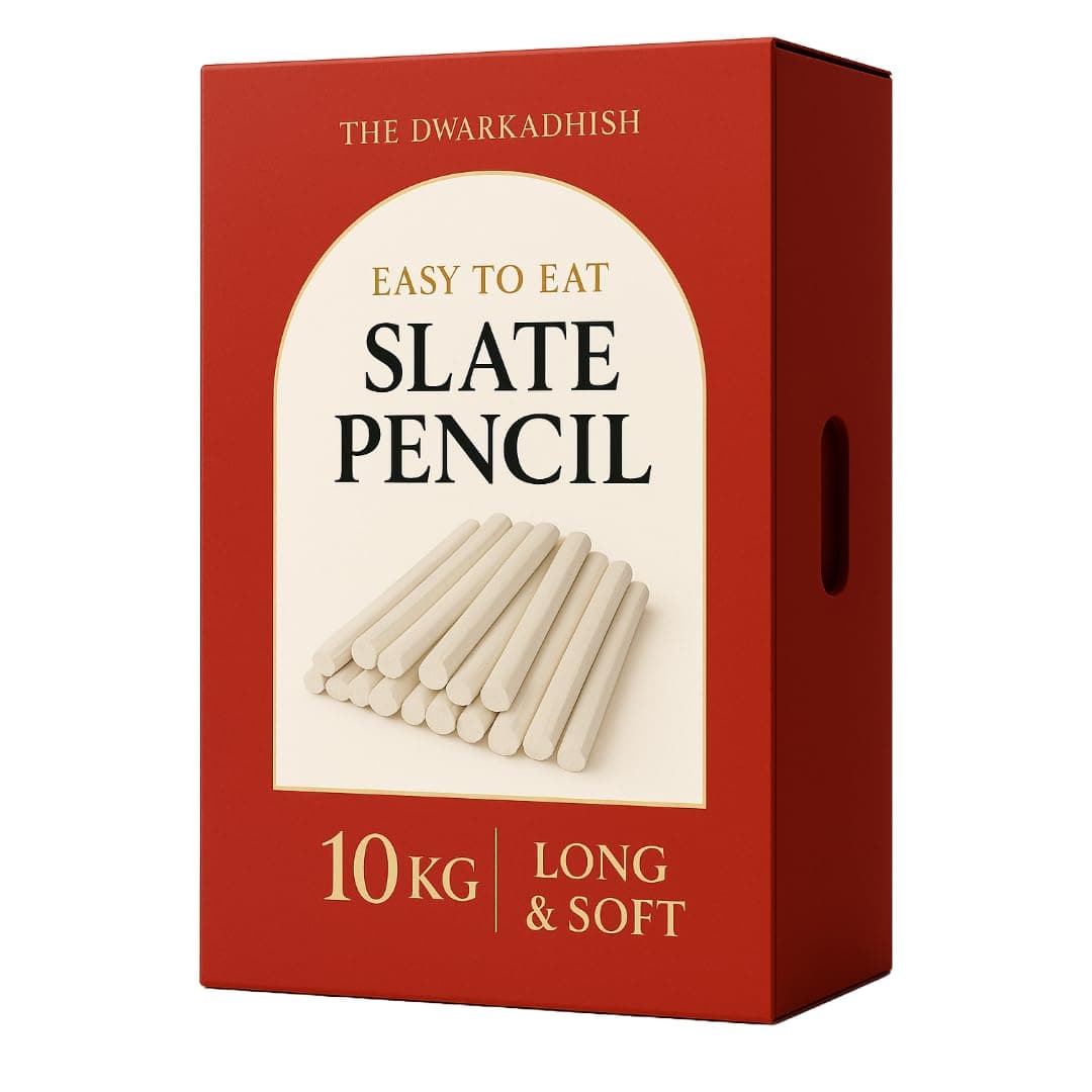 Natural Slate Pencils, White, Traditional Writing Sticks (10KG)