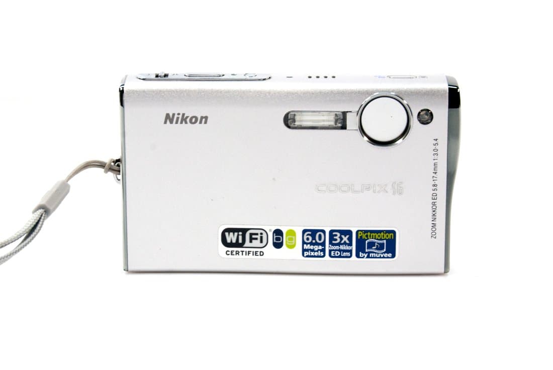 Nikon Coolpix S6 6MP Digital Camera with 3x Optical Zoom (Wi-Fi Capable)