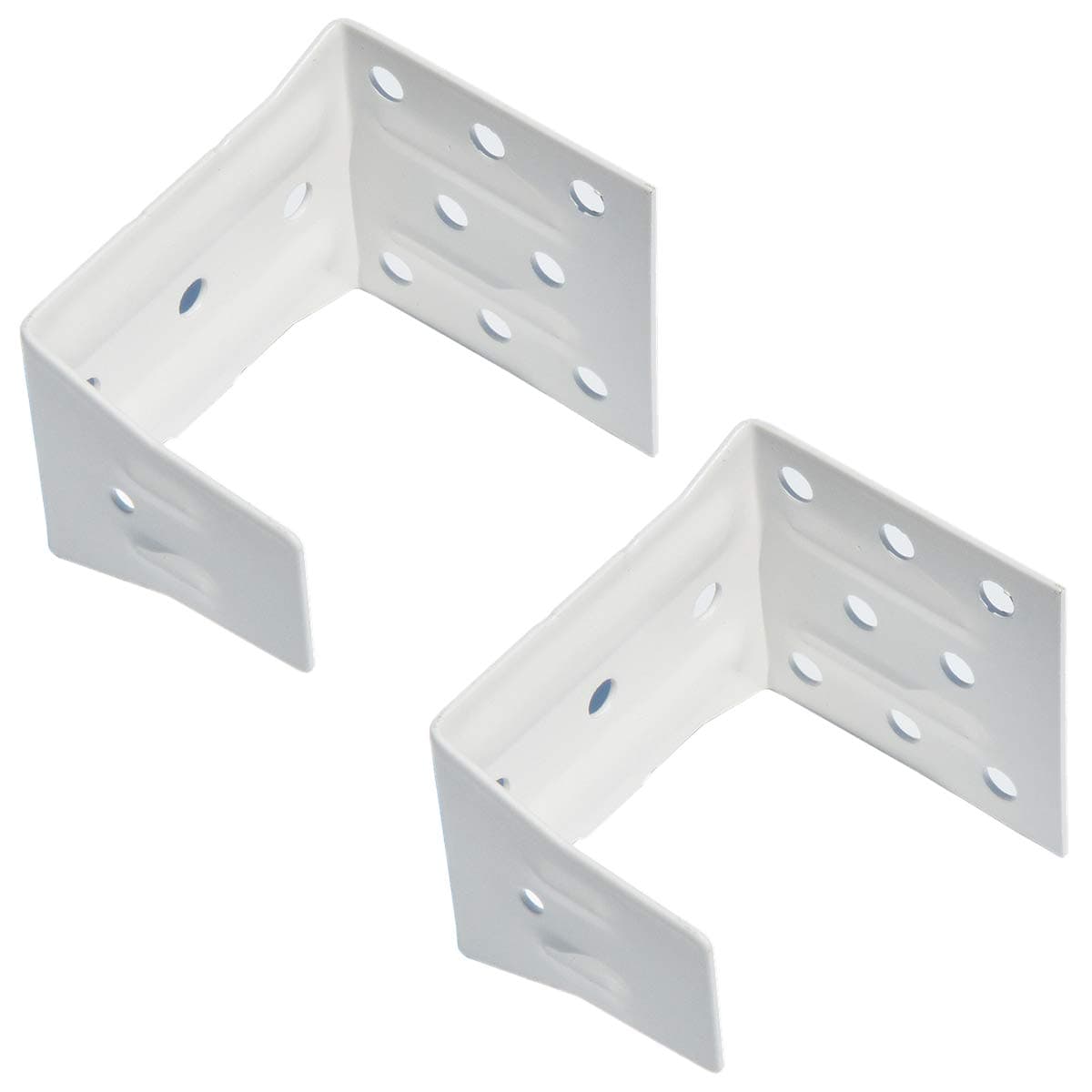 CutelecCenter Support Bracket 2 Pack White Color for 2" High Profile Blinds Headrail Holder