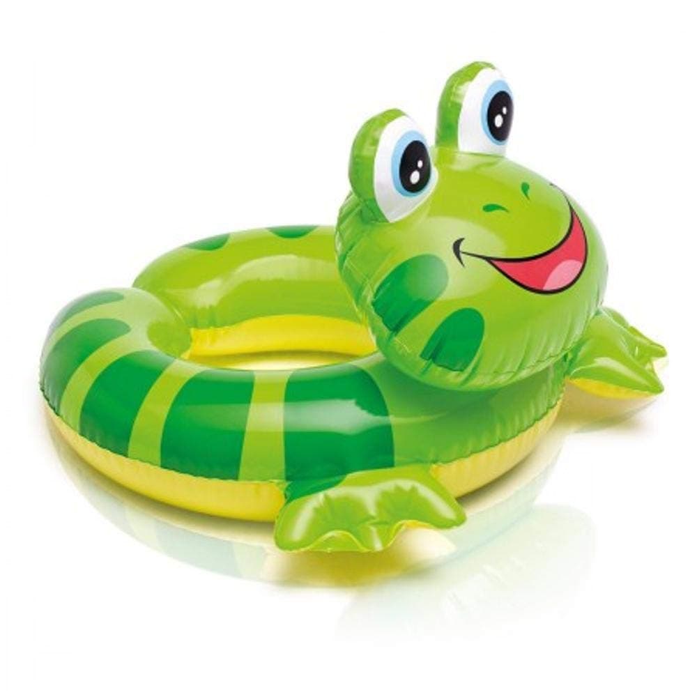 KriTech Penguin Inflatable Kiddie Animal Shape Swim Pool Water Float Ring Tube Boat for Kids