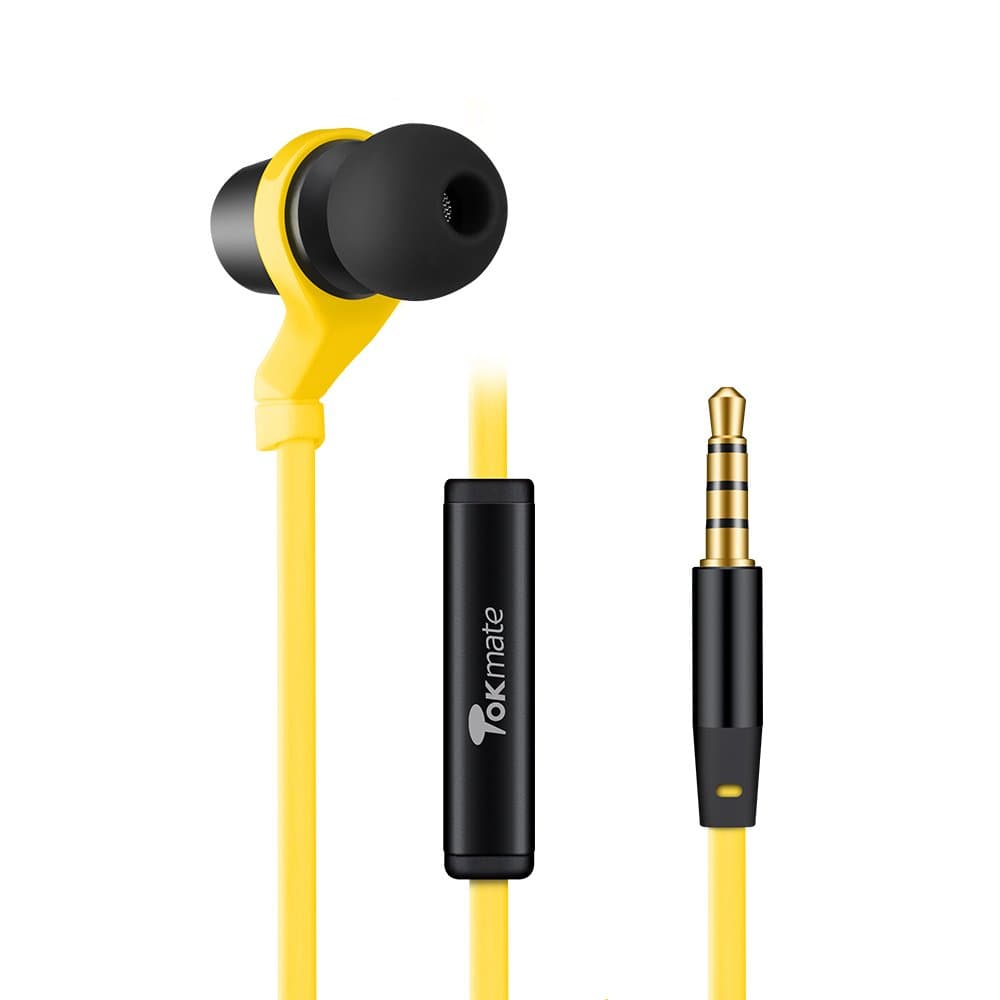 COR200Y Core Bass In-Ear Headphone with Microphone (Yellow)