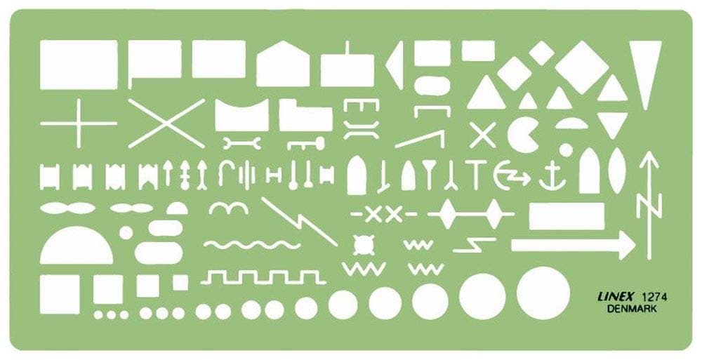 Linex Troop Stencil 200 x 100 mm Green 100414287