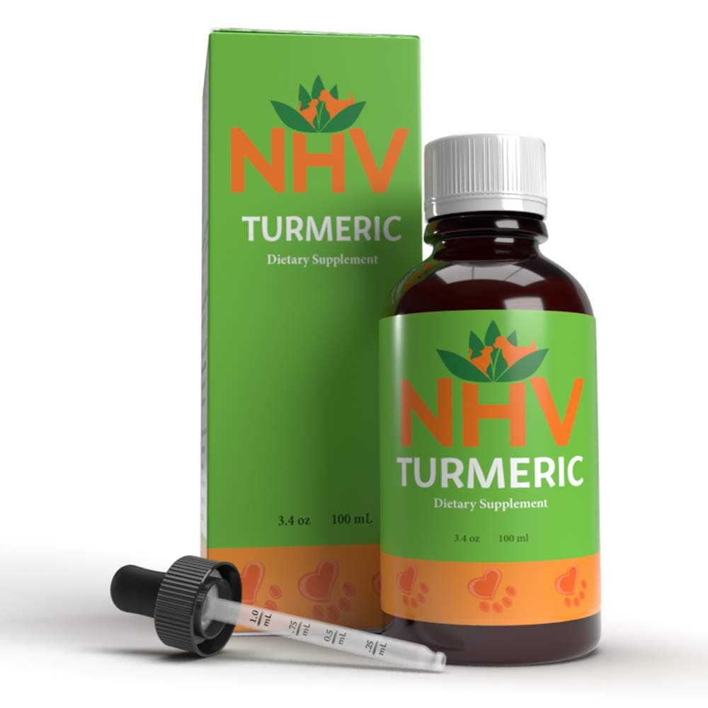 NHV Turmeric for Dog and Cat Joint Pain, Inflammation, Cancer Support | Liquid Supplement