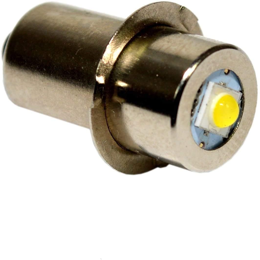 High Power LED Upgrade Bulb PR P13.5S 3W 240LM DC 4-12V CREE LED Upgrade Bulb Replacement For DEWALT Flashlight Torch Tooling Lantern Work Light Maglite LED Conversion Kit (3000K WARM WHITE)