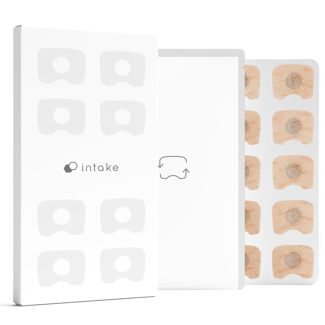 Intake Breathing Refill Tabs (30 Count) – Magnetic Nasal Strips for Sleeping – Snoring Solution – for Better Breathing, Sleep & Exercise, All-Night Comfort