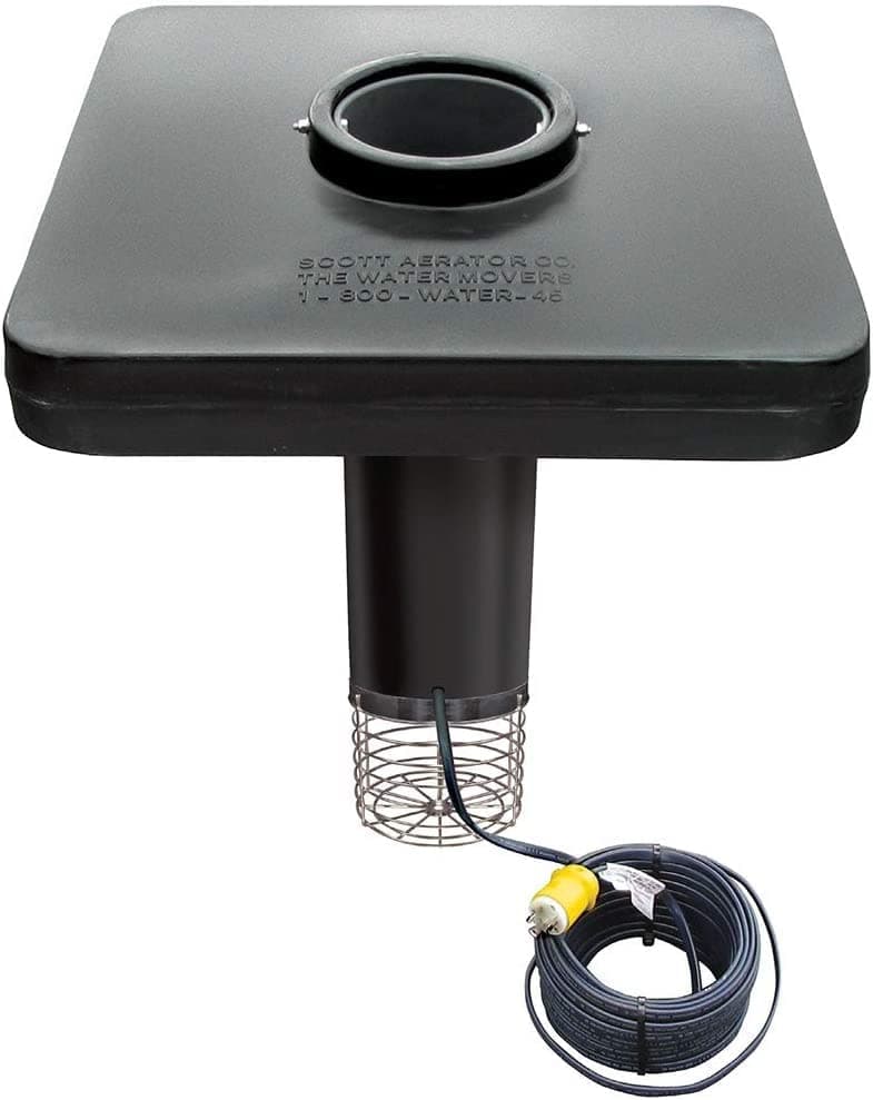 Scott Aerator DA-20 Display Pond Aerator – 1/3 Horse Power 230V 150ft Cord | Aerating Pond Fountain | Pond Aerator Pump for Small Ponds | Pond Aeration System