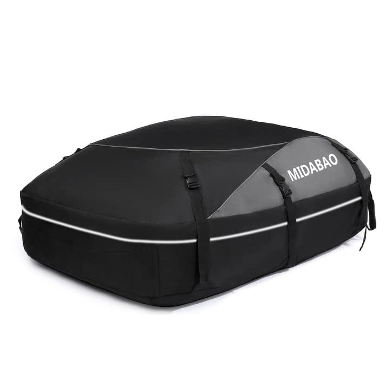 MIAWA 20 Cubic Waterproof Rooftop Carrier - Car Cargo Rooftop Carrier - Waterproof & Coated Zippers - With Non-slip Mats - With or Without Racks (20 cubic feet)