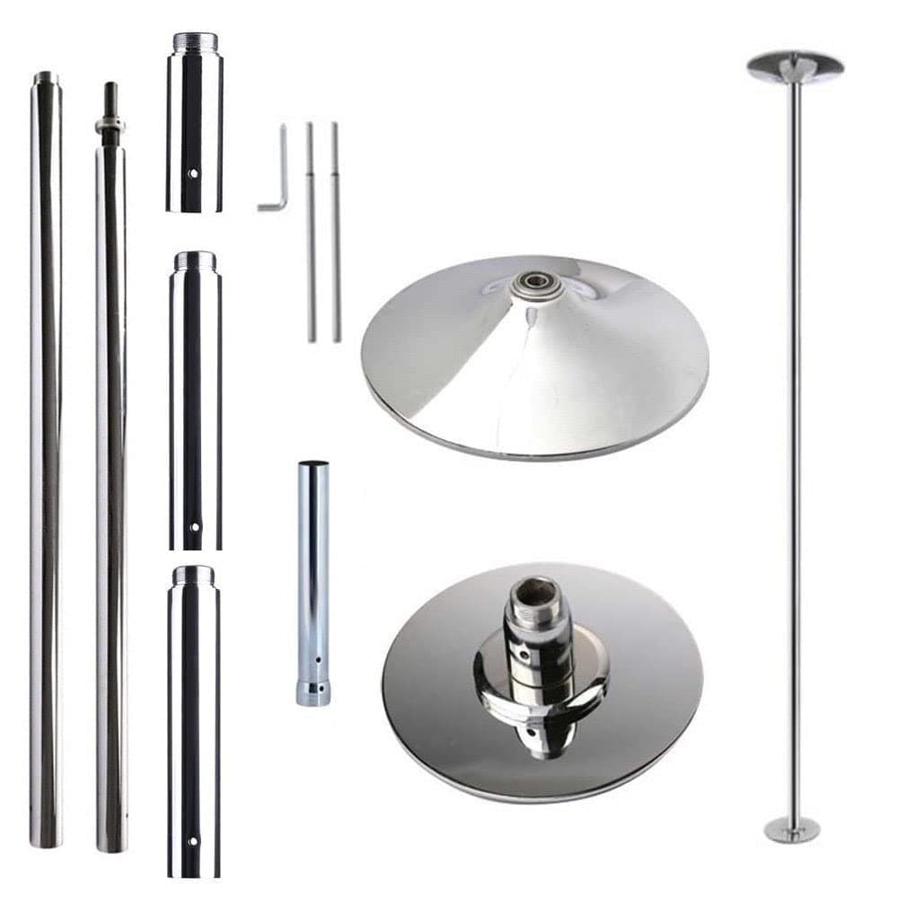 MegaBrand 9.3 Feet Portable Fitness Exercise Exotic Stripper Strip Spinning Dancing Pole