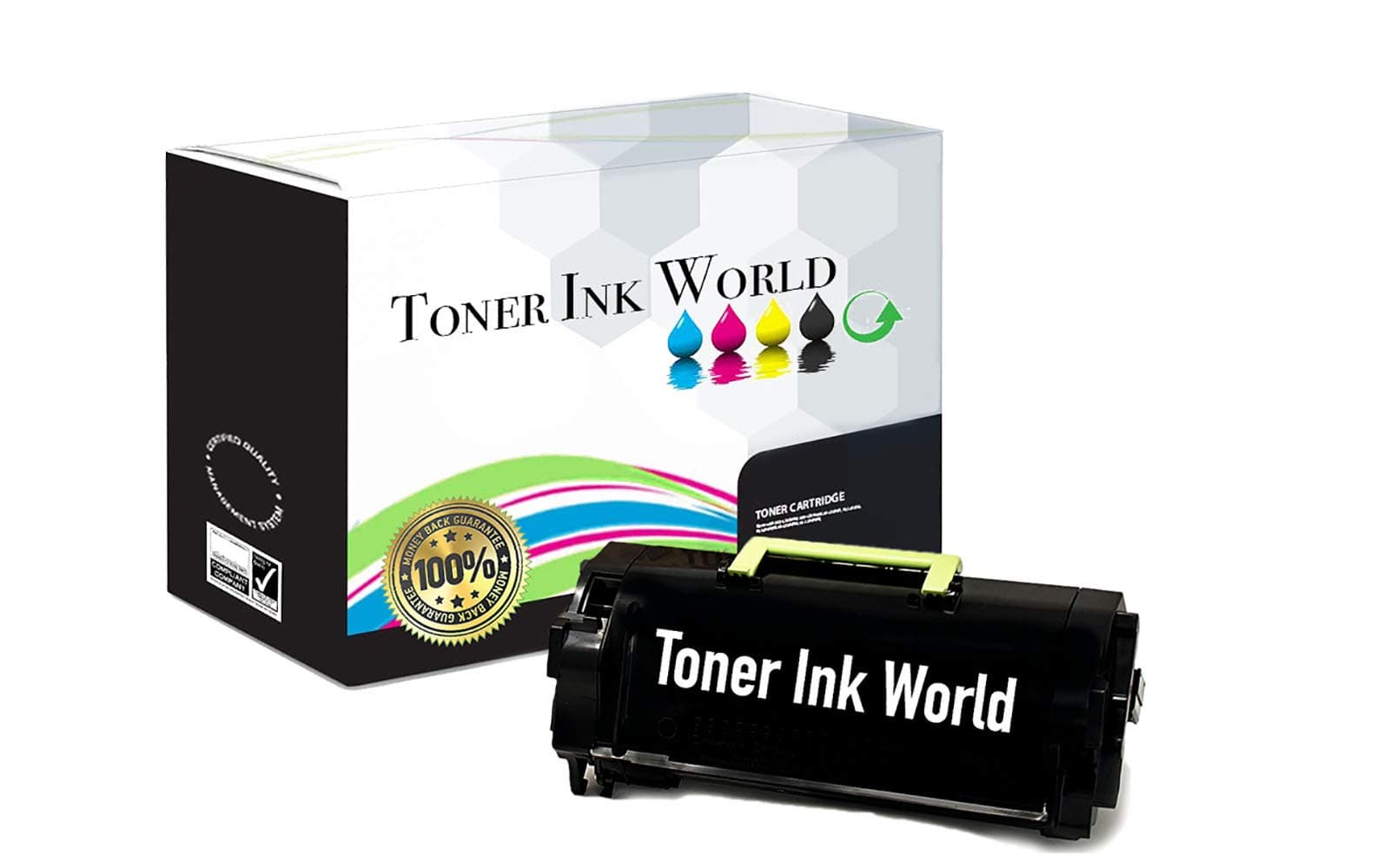 TIWTIW 521H, 52D1H00 Replacement Black Toner Cartridge for MS811dn, MS710, MS710n, MS711, MS711dn, MS810, MS810de, MS811, MS811dn, MS811n, MS812 Printers High Yield 25,000 Pages.