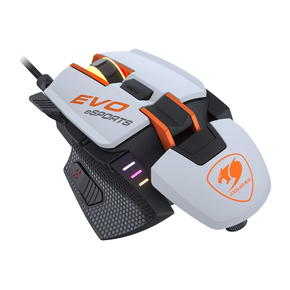 COUGAR 700M EVO Esports 16000 DPI Optical Gaming Mouse with Adjustable Palm Rest, Weights and Fully Configurable Buttons