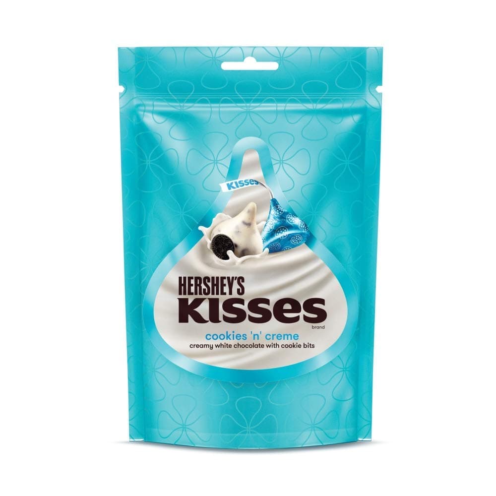 Kisses Chocolate Cookies 'N' Creme Melt-in-Mouth Delights Individually Wrapped 33.6G,20 Grams