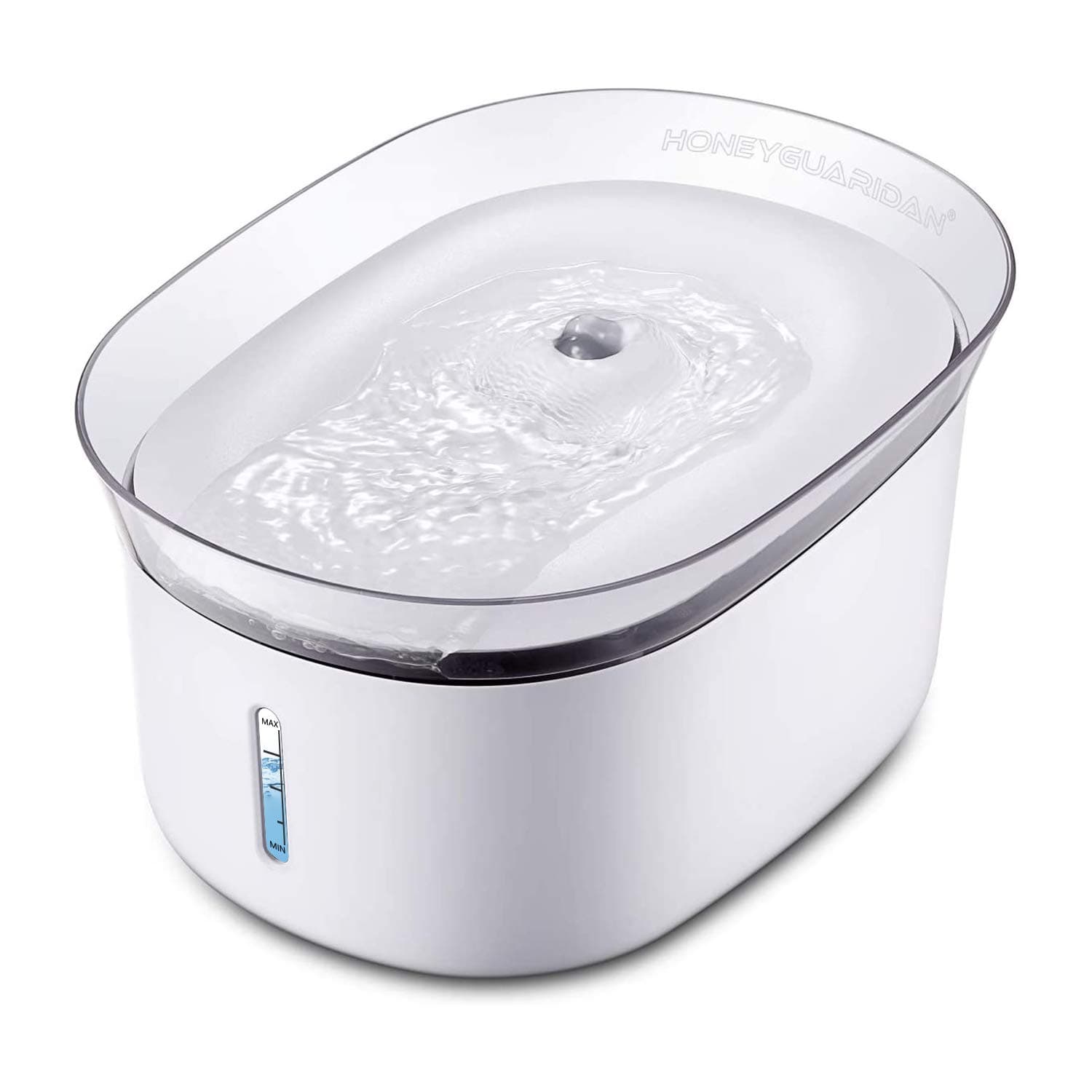 HoneyGuaridan W18 Automatic Pet Water Drinking Fountain, Water Dispenser for Dogs and Cats, 2L (70 oz)