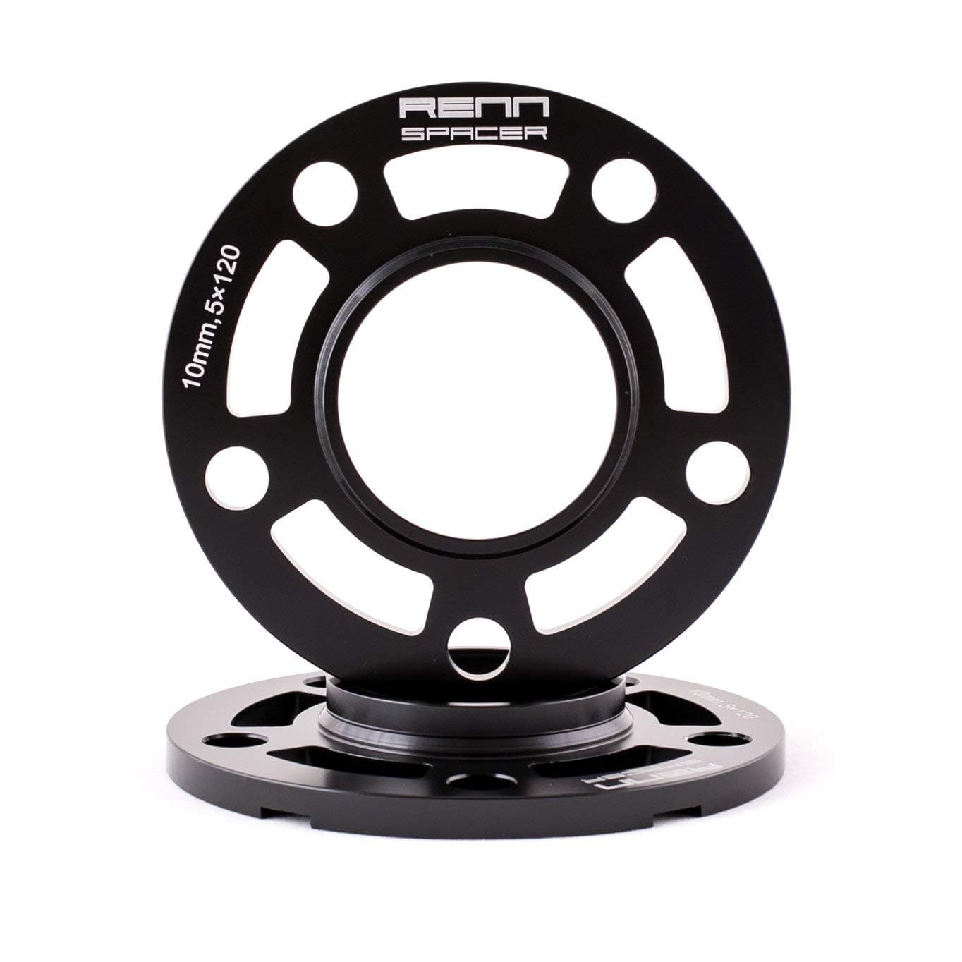 Renn Motorsport 10mm 5x120 2PCS Wheel Spacers with 10PCS Extended Lug Bolts Compatible with BMW F10 F22 F30 F32 F80 F82