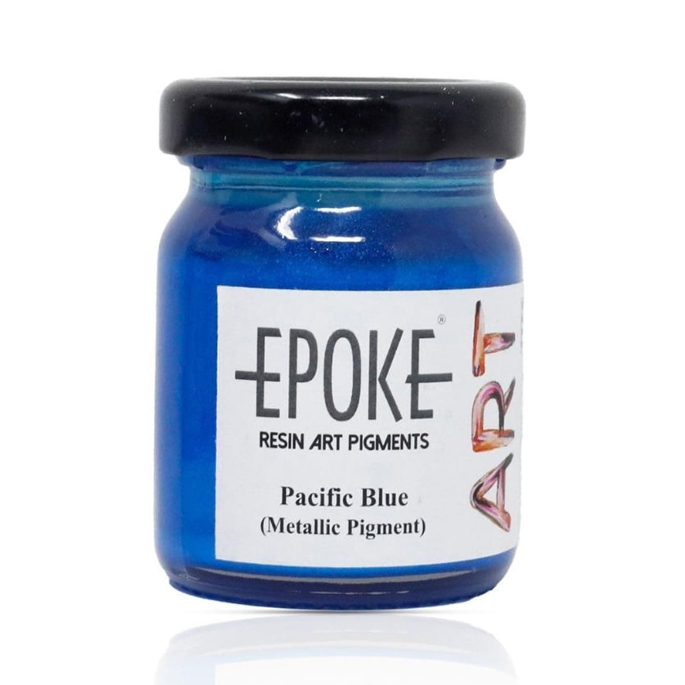 EPOKE Epoxy Resin Art Metallic Gel Pigment - Pacific Blue 75g