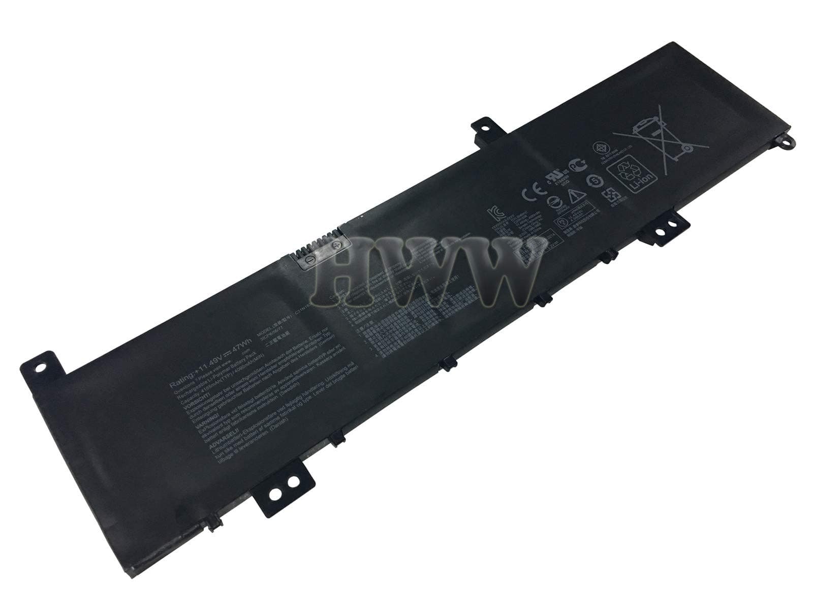 HWW New 11.49V 47Wh C31N1636 Battery Compatible with Asus N580VN N580VD NX580VD7300 NX580VD7700 Series