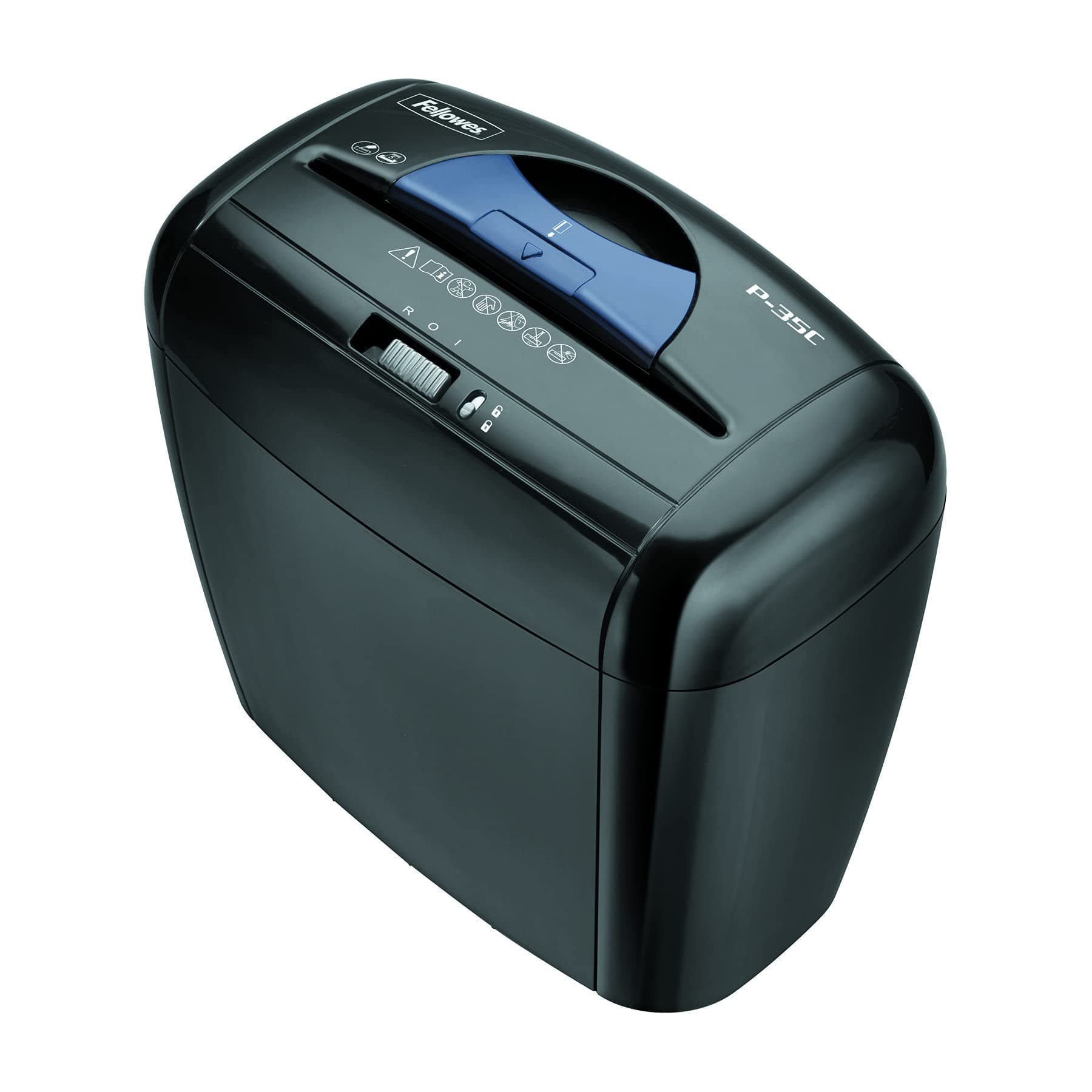 Fellowes Powershred P-35C 5-Sheet Cross-Cut paper and Credit Card Shredder with Safety Lock (3213501)