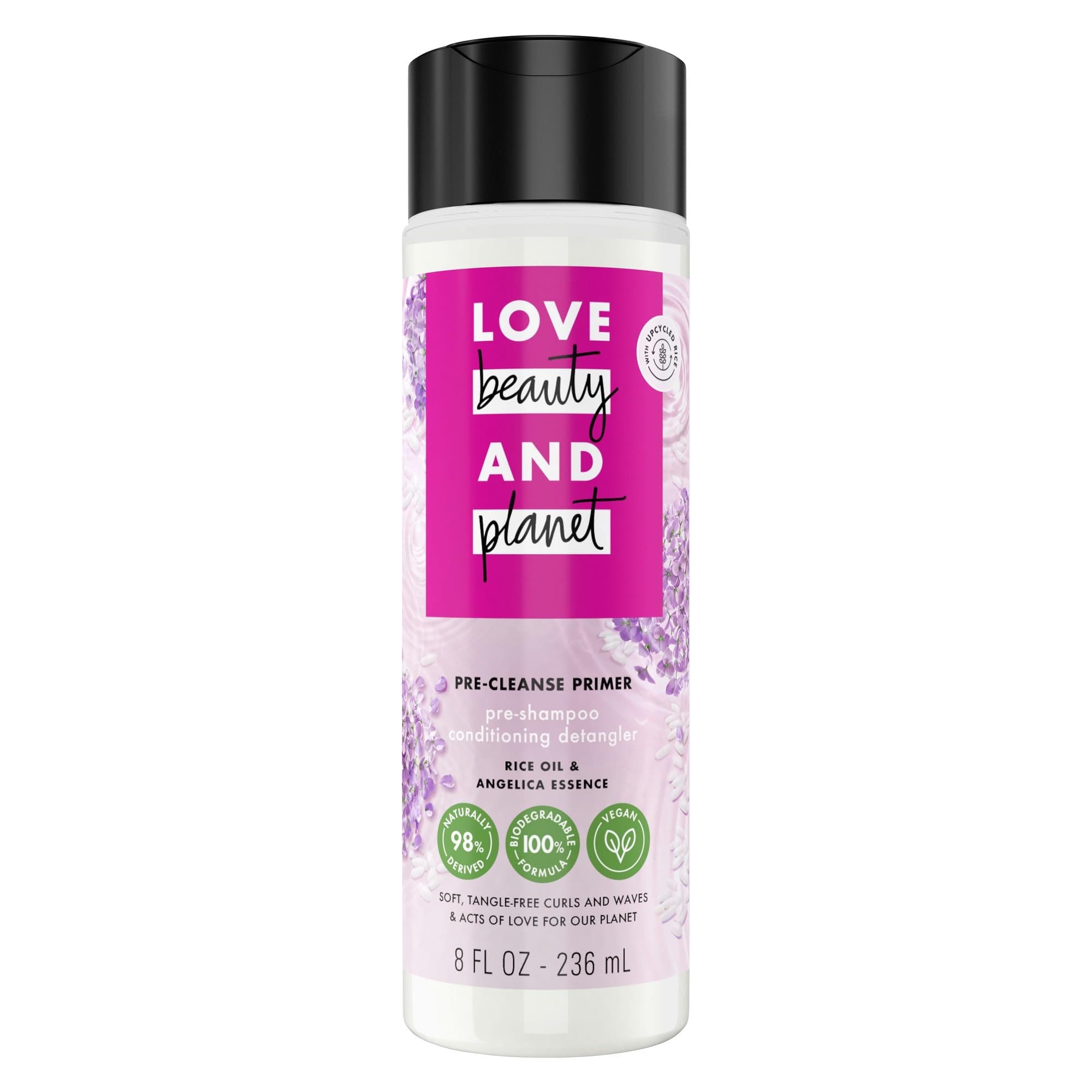 Love Beauty And Planet Rice Oil and Angelica Essence Curls and Waves Pre-Cleanse Primer Treatment
