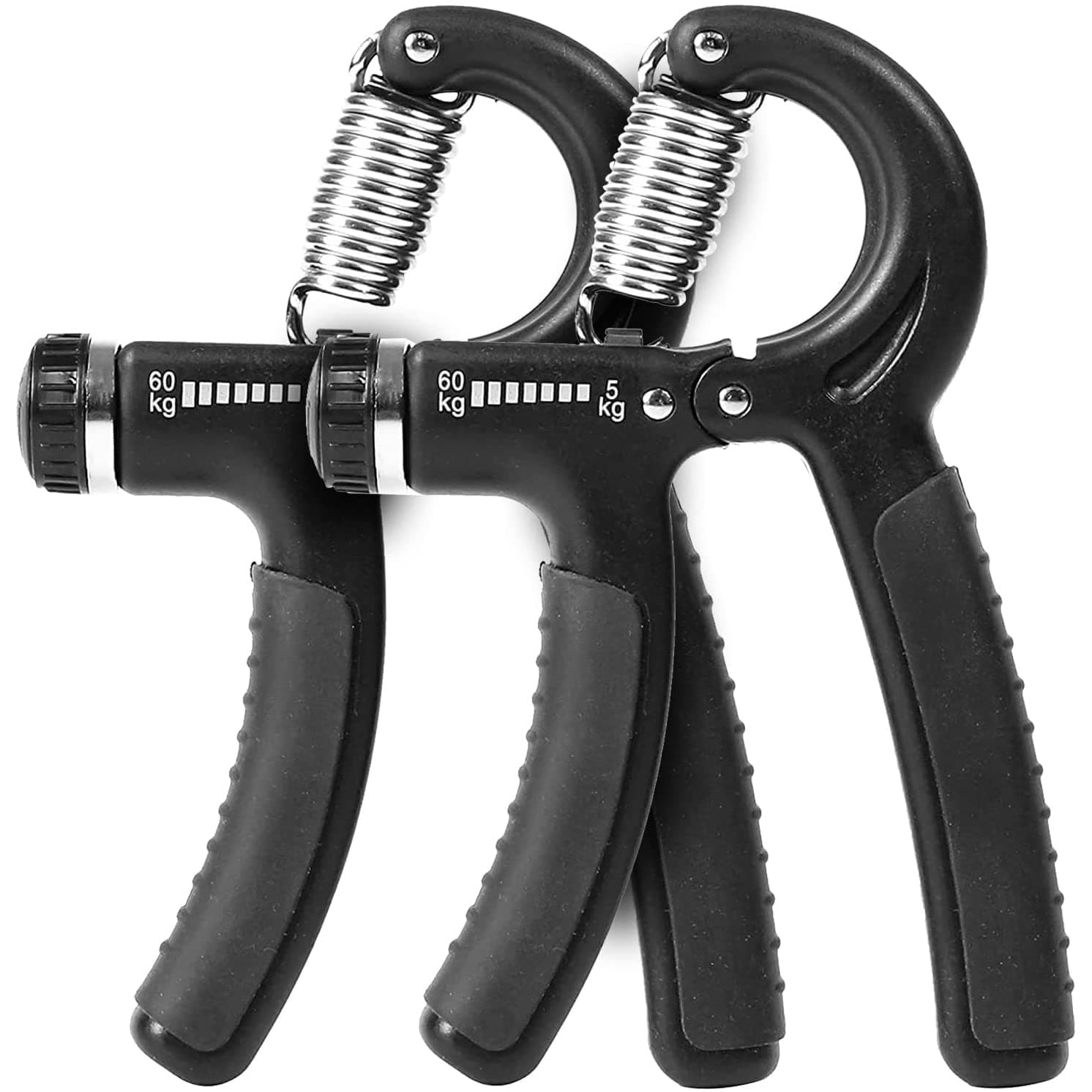 Grip Strengthener, 10-60kg Adjustable Resistance Forearm Grip Hand Trainer Hand Squeezer Finger Exerciser For Men Women Athletes Musicians Wrist Gripper