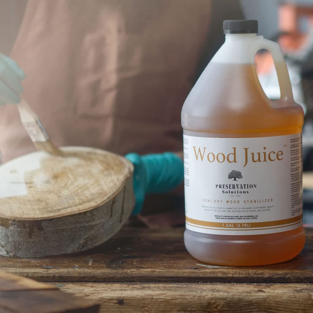 Preservation Solutions | Wood Juice | Semi-Dry Wood Stabilizer (1 Gallon)