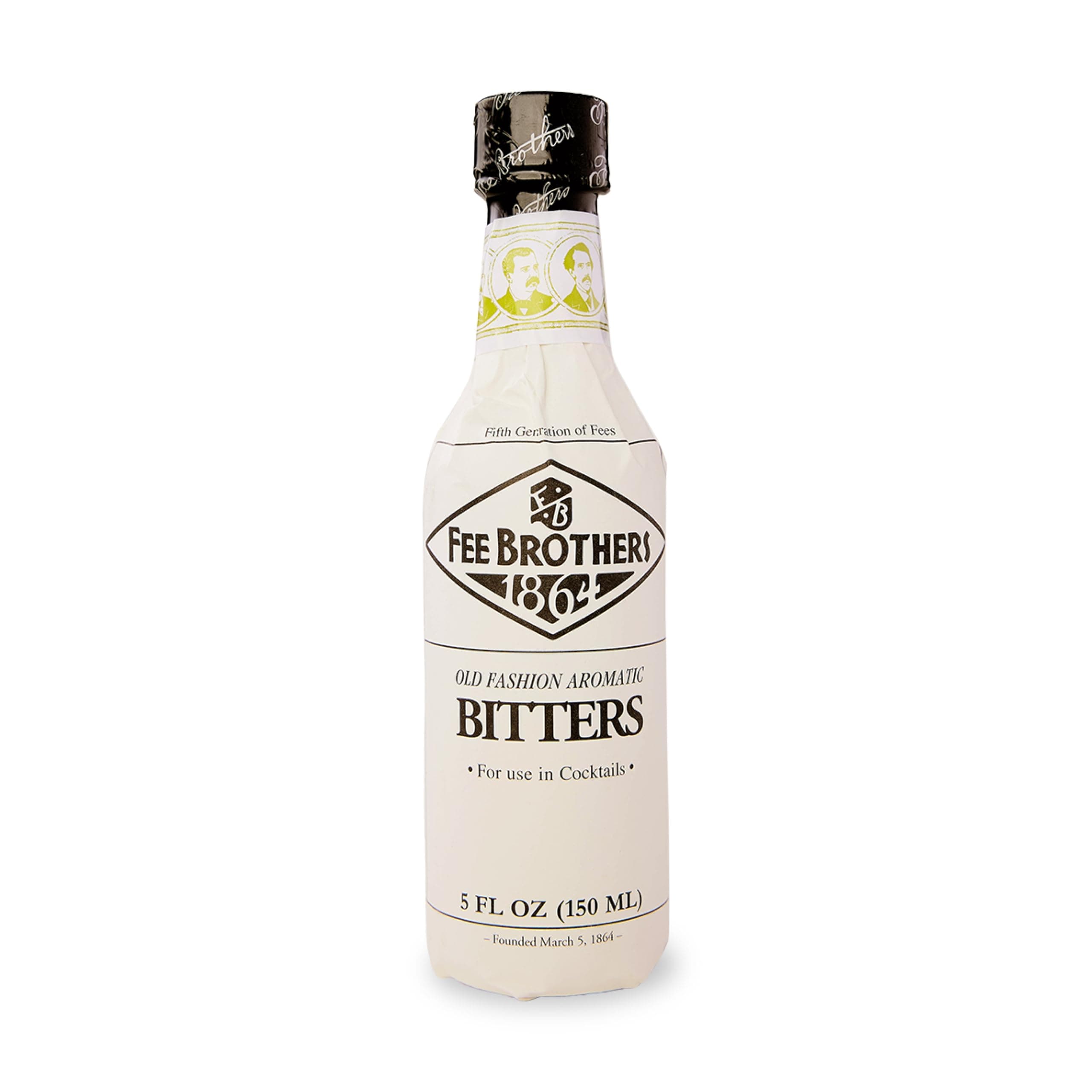 Fee Brothers Old Fashion Cocktail Bitters - Aromatic Cocktail Mixer & Concentrated Flavoring, Gluten Free, Vegan-Friendly, 5 fl oz