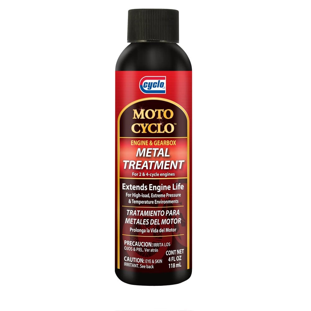 Niteo Cyclo Moto Cyclo Engine & Gearbox Metal Treatment, 2 & 4 Cycle Engines, 4 fl oz, Case of 6