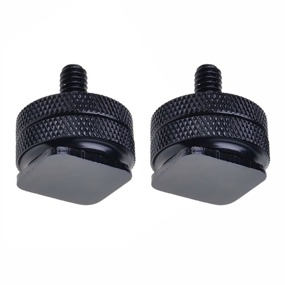 Two(2) Pack of Durable Pro 1/4" Mount Adapter for Tripod Screw to Flash Hot Shoe