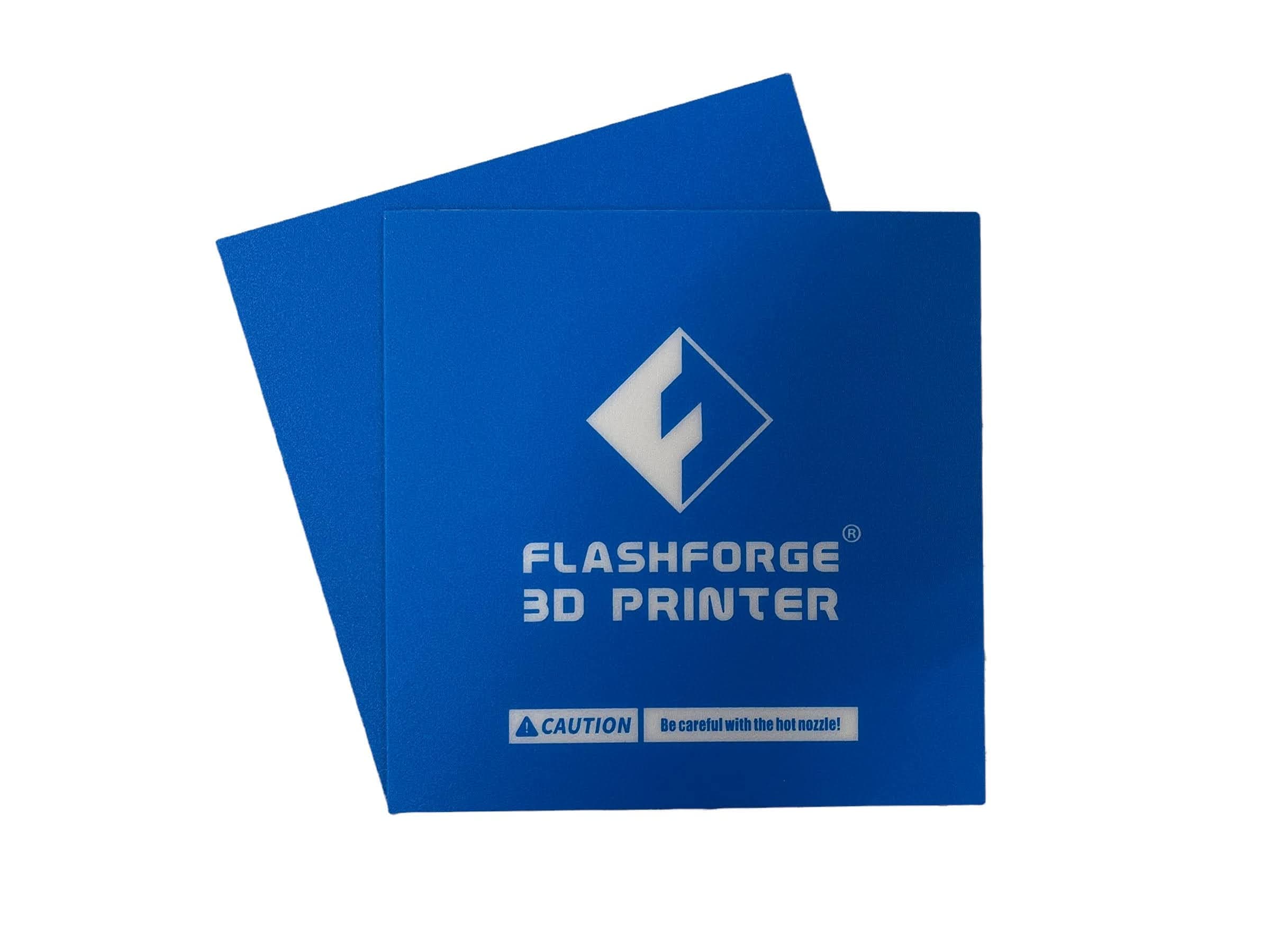 Blue Heated Bed Print Sticker for Build Plate Flashforge Finder 3D Printer 157 x 157mm (2)