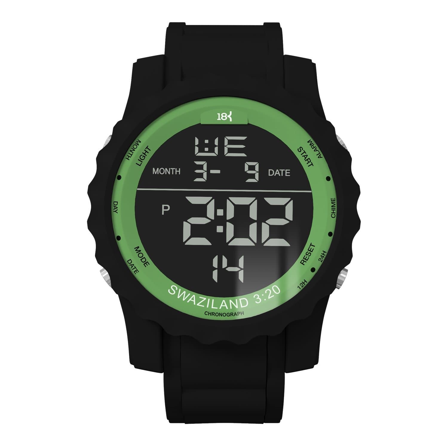 18k Watch Chronograph Mens Watch The "Swaziland"