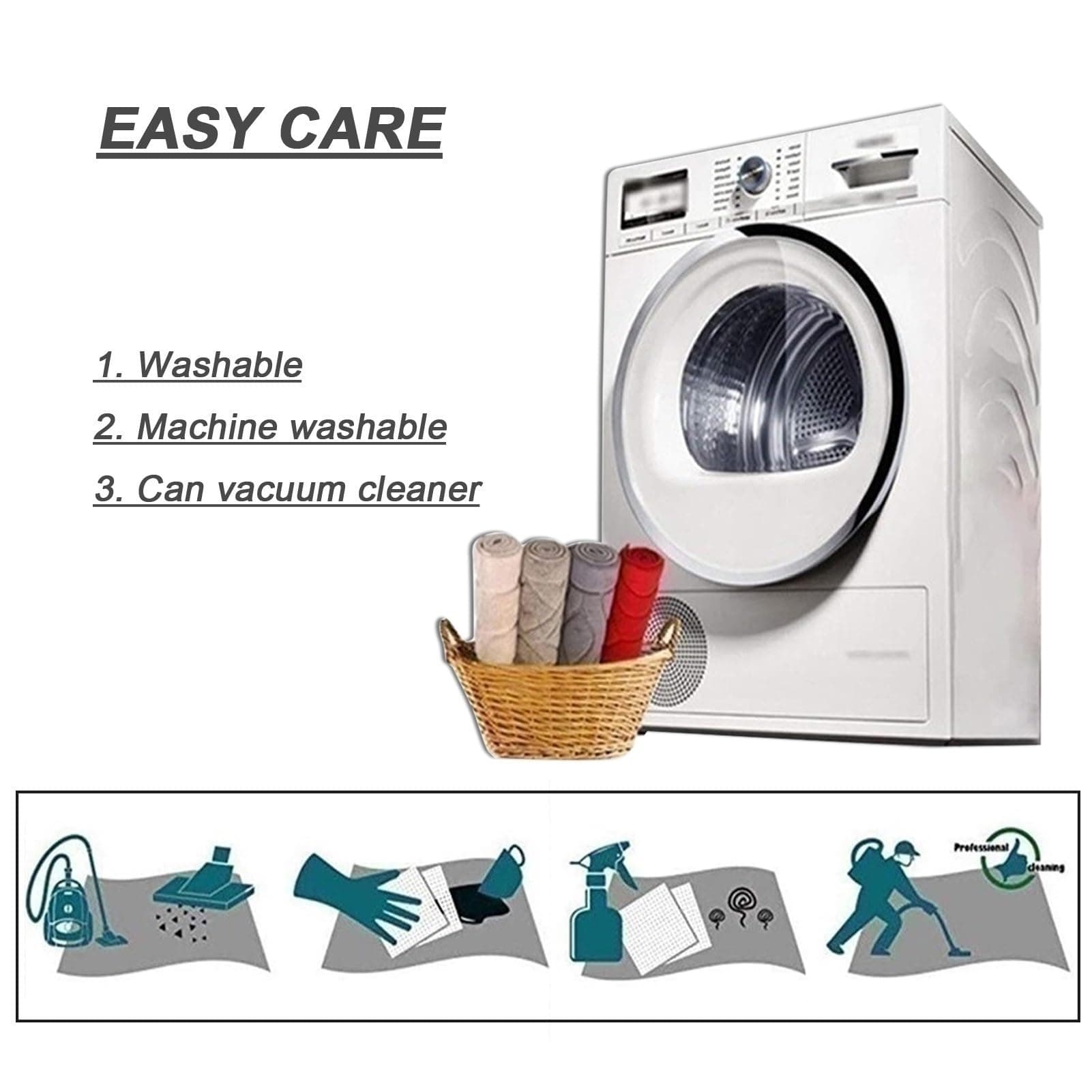 Modern Round Rugs 80cm 100cm 120cm 140cm 160cm 180cm 200cm Circular Carpet for Living Room Bedroom Large Small Computer Chair Mats Washable Non-slip Floor Mats (Size : Diameter 120cm/3.9ft)