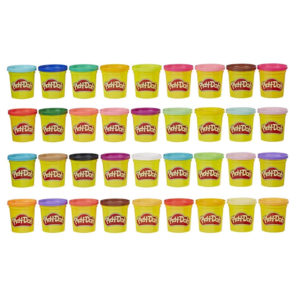 Play-Doh 36-Can Mega Pack Of Non-Toxic Modelling Compound; Art & Craft Toys For Kids, Great Gift For Boys & Girls