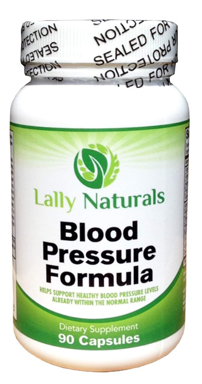 Blood Pressure Support Formula (90 count) - Best High Blood Pressure Pills - Premium Herbs Naturally Lower Blood Pressure without side effects