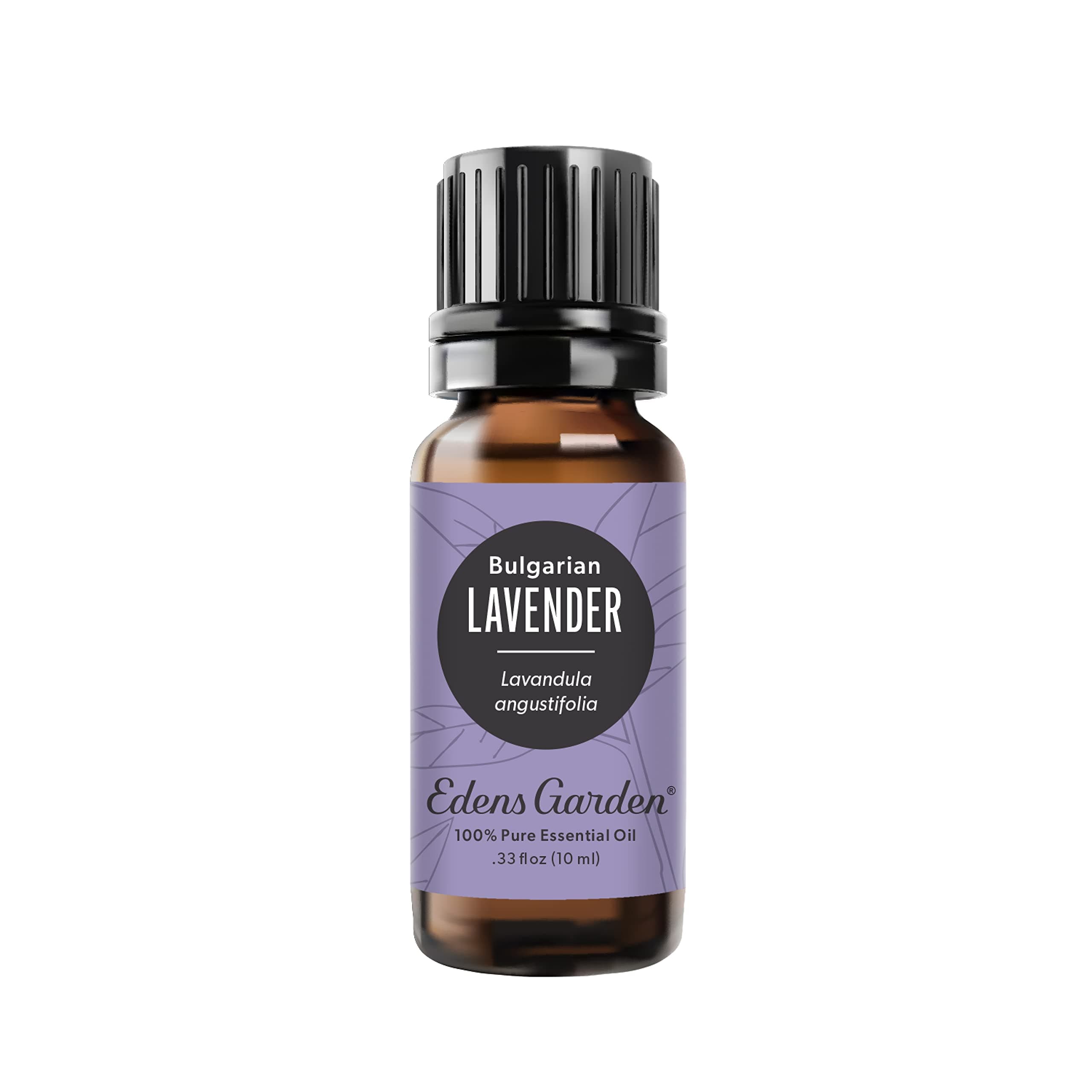 Edens Garden Lavender- Bulgarian Essential Oil- 100% Pure Premium Grade, Undiluted, Natural, Therapeutic, Aromatherapy, The Best for Diffuser, Skin, Humidifiers, Kid Safe 10 ml (.33 fl oz)